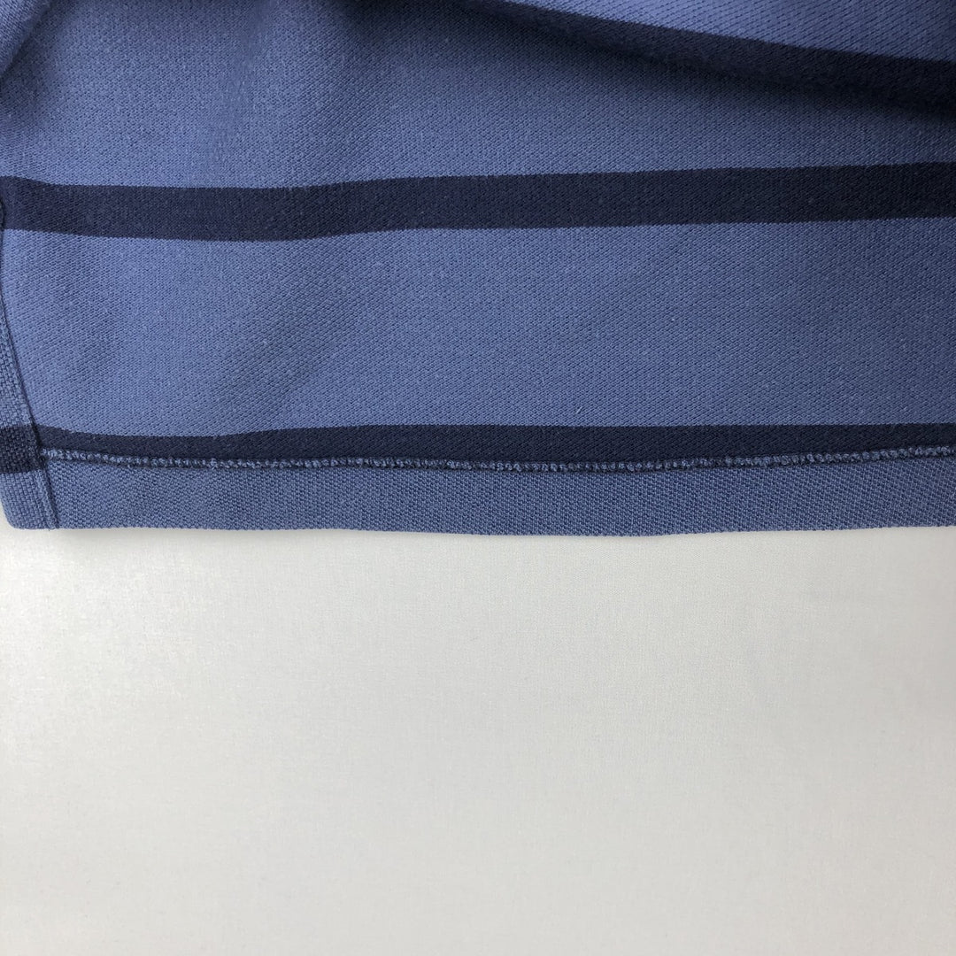 Ralph Lauren POLO by Ralph Lauren short sleeve striped polo shirt, size S for men cotton navy blue type Vintage Second Hand