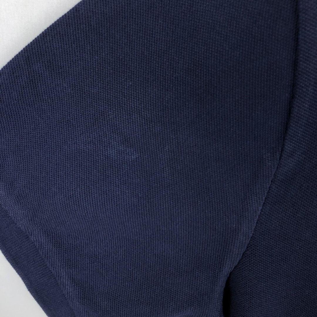 Ralph Lauren POLO by Ralph Lauren CUSTOM FIT short sleeve polo shirt, men's XL size cotton black type Vintage Second Hand