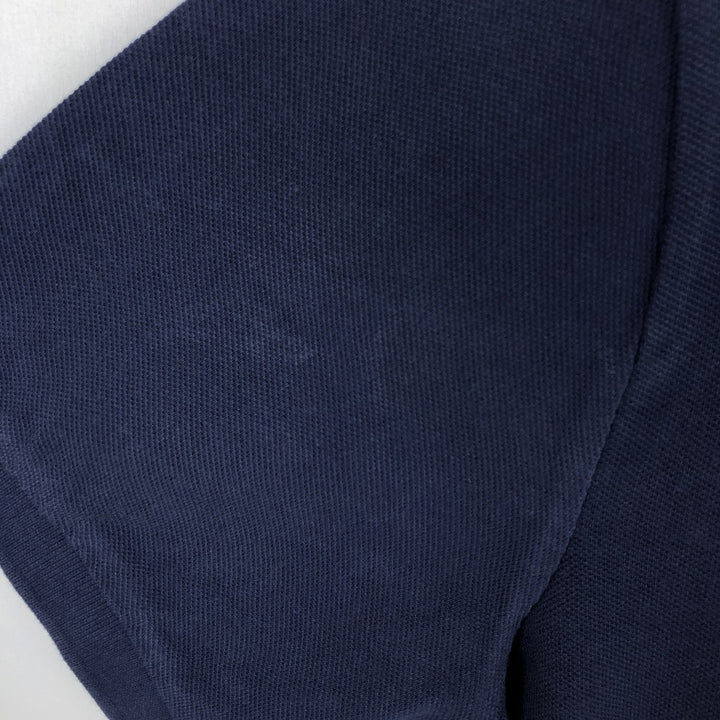 Ralph Lauren POLO by Ralph Lauren CUSTOM FIT short sleeve polo shirt, men's XL size cotton black type Vintage Second Hand
