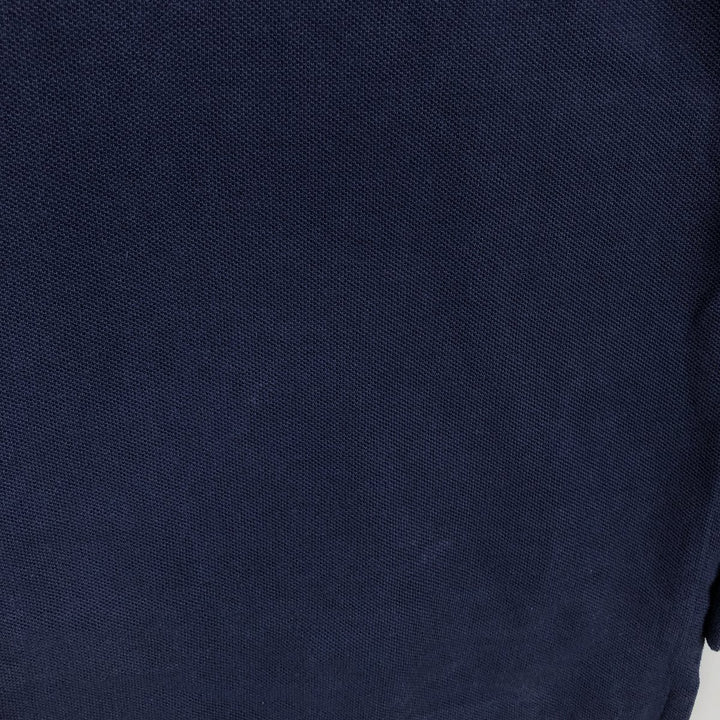 Ralph Lauren POLO by Ralph Lauren CUSTOM FIT short sleeve polo shirt, men's XL size cotton black type Vintage Second Hand