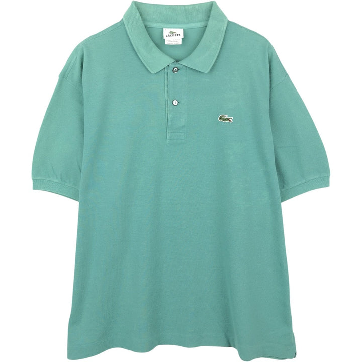 Lacoste LACOSTE French design short sleeve polo shirt No. 7 Men's XXL equivalent cotton green type Vintage Second Hand