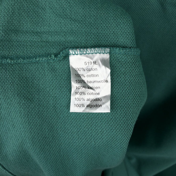 Lacoste LACOSTE French design short sleeve polo shirt No. 7 Men's XXL equivalent cotton green type Vintage Second Hand