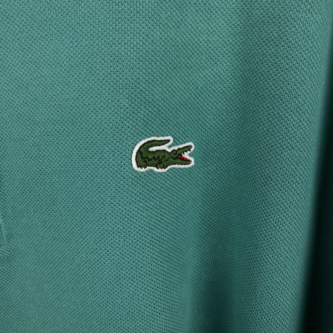 Lacoste LACOSTE French design short sleeve polo shirt No. 7 Men's XXL equivalent cotton green type Vintage Second Hand