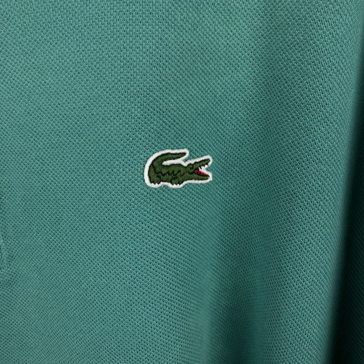 Lacoste LACOSTE French design short sleeve polo shirt No. 7 Men's XXL equivalent cotton green type Vintage Second Hand