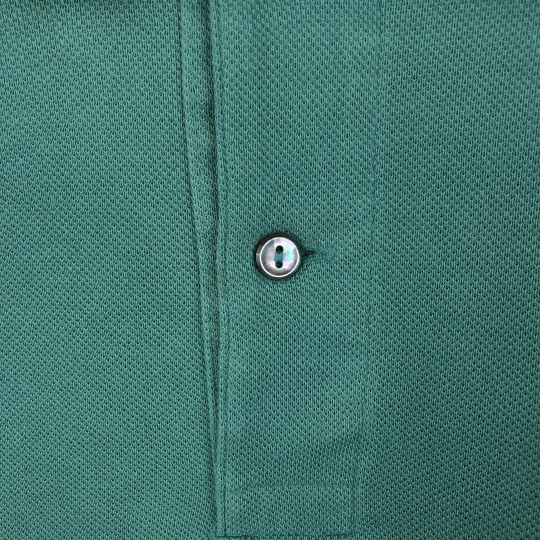 Lacoste LACOSTE French design short sleeve polo shirt No. 7 Men's XXL equivalent cotton green type Vintage Second Hand