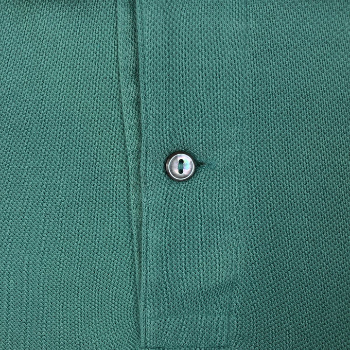 Lacoste LACOSTE French design short sleeve polo shirt No. 7 Men's XXL equivalent cotton green type Vintage Second Hand
