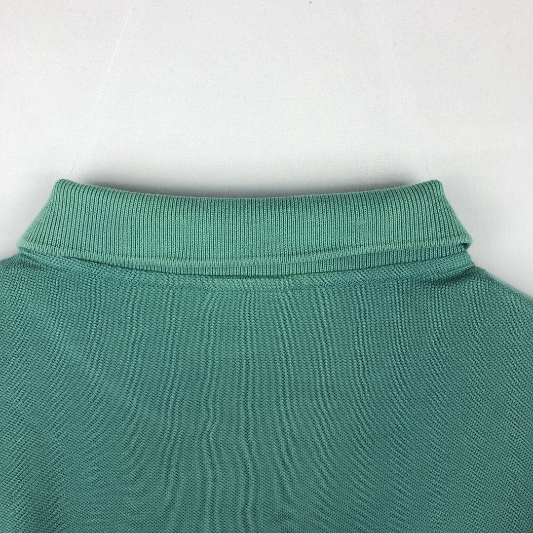 Lacoste LACOSTE French design short sleeve polo shirt No. 7 Men's XXL equivalent cotton green type Vintage Second Hand