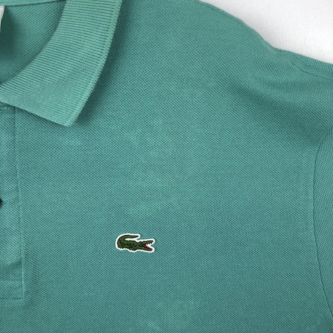Lacoste LACOSTE French design short sleeve polo shirt No. 7 Men's XXL equivalent cotton green type Vintage Second Hand