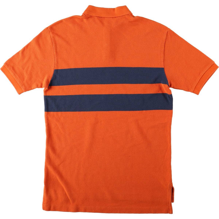 Ralph Lauren POLO by Ralph Lauren CUSTOM FIT short sleeve polo shirt, men's size L cotton orange type Vintage Second Hand