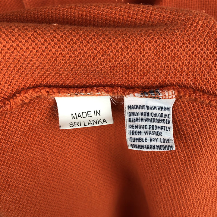 Ralph Lauren POLO by Ralph Lauren CUSTOM FIT short sleeve polo shirt, men's size L cotton orange type Vintage Second Hand