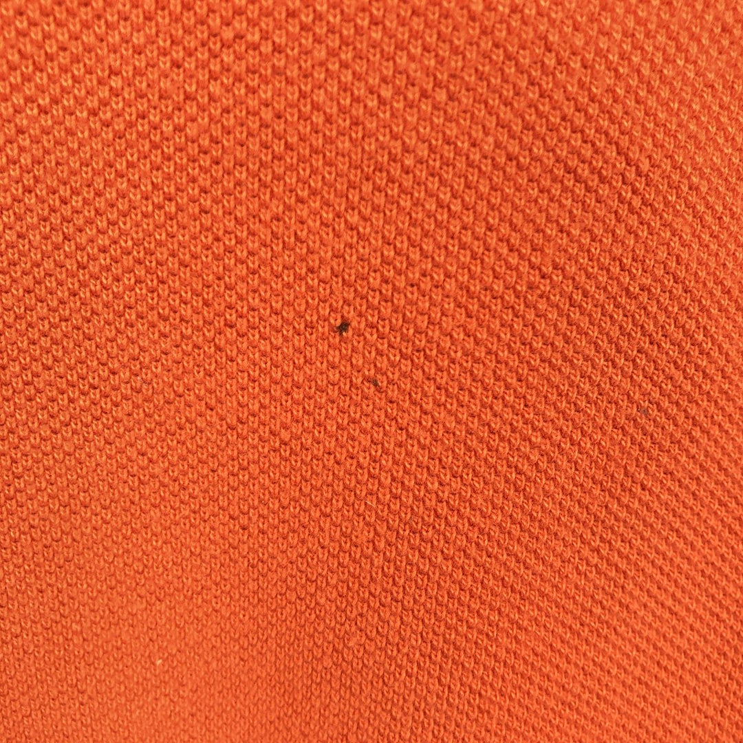 Ralph Lauren POLO by Ralph Lauren CUSTOM FIT short sleeve polo shirt, men's size L cotton orange type Vintage Second Hand
