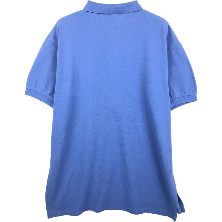 Ralph Lauren POLO by Ralph Lauren short sleeve polo shirt, men's size L cotton Blue type light blue Vintage Second Hand