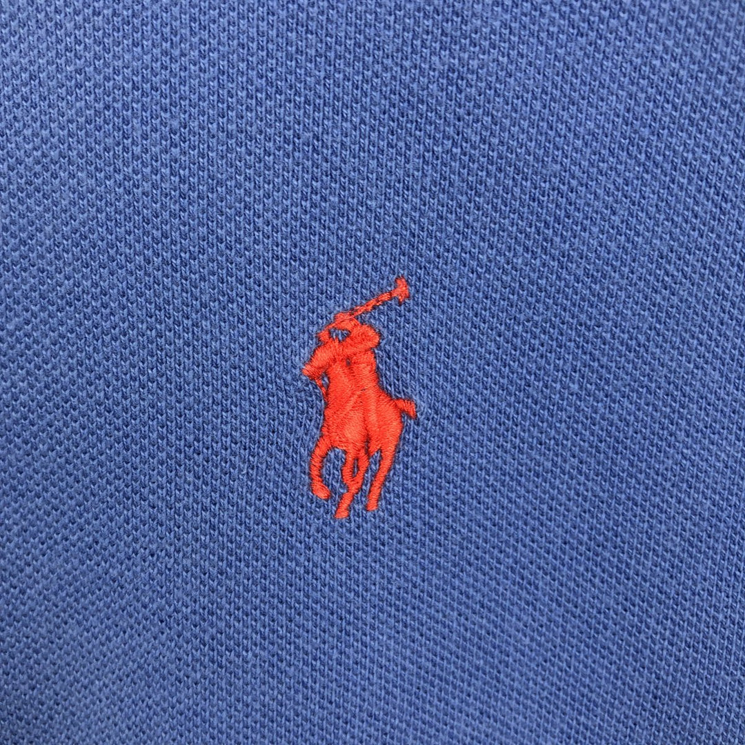 Ralph Lauren POLO by Ralph Lauren short sleeve polo shirt, men's size L cotton Blue type light blue Vintage Second Hand