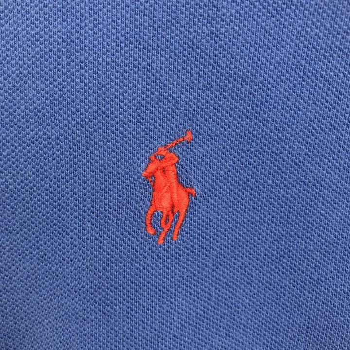 Ralph Lauren POLO by Ralph Lauren short sleeve polo shirt, men's size L cotton Blue type light blue Vintage Second Hand