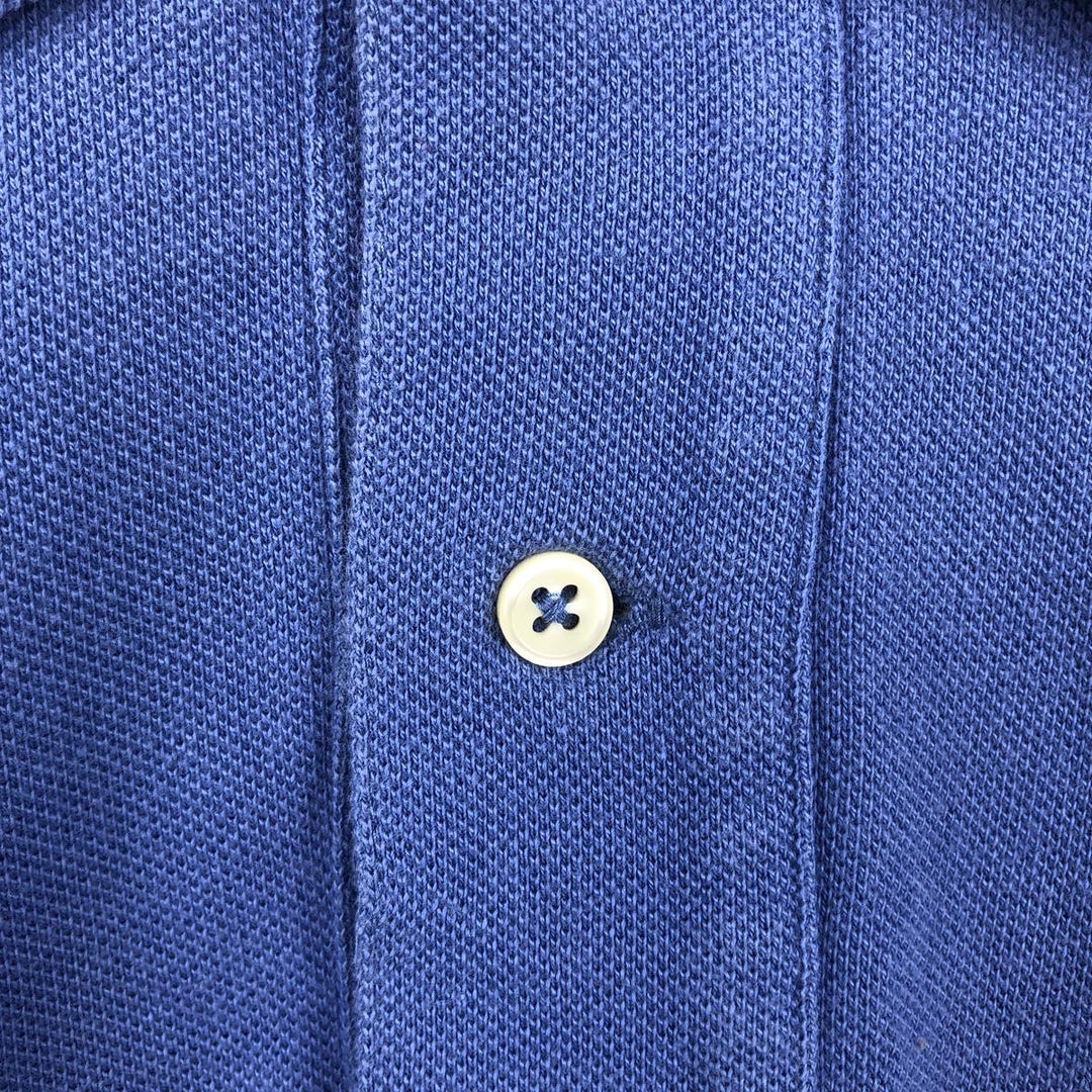 Ralph Lauren POLO by Ralph Lauren short sleeve polo shirt, men's size L cotton Blue type light blue Vintage Second Hand