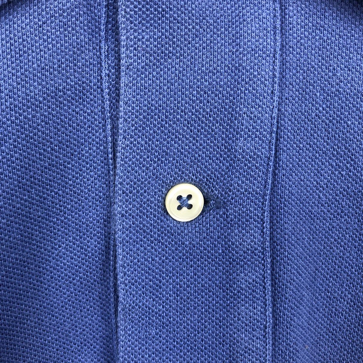 Ralph Lauren POLO by Ralph Lauren short sleeve polo shirt, men's size L cotton Blue type light blue Vintage Second Hand