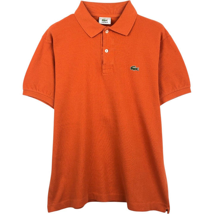 Lacoste LACOSTE Short Sleeve Polo Shirt Size 4 Men's M cotton orange type Vintage Second Hand
