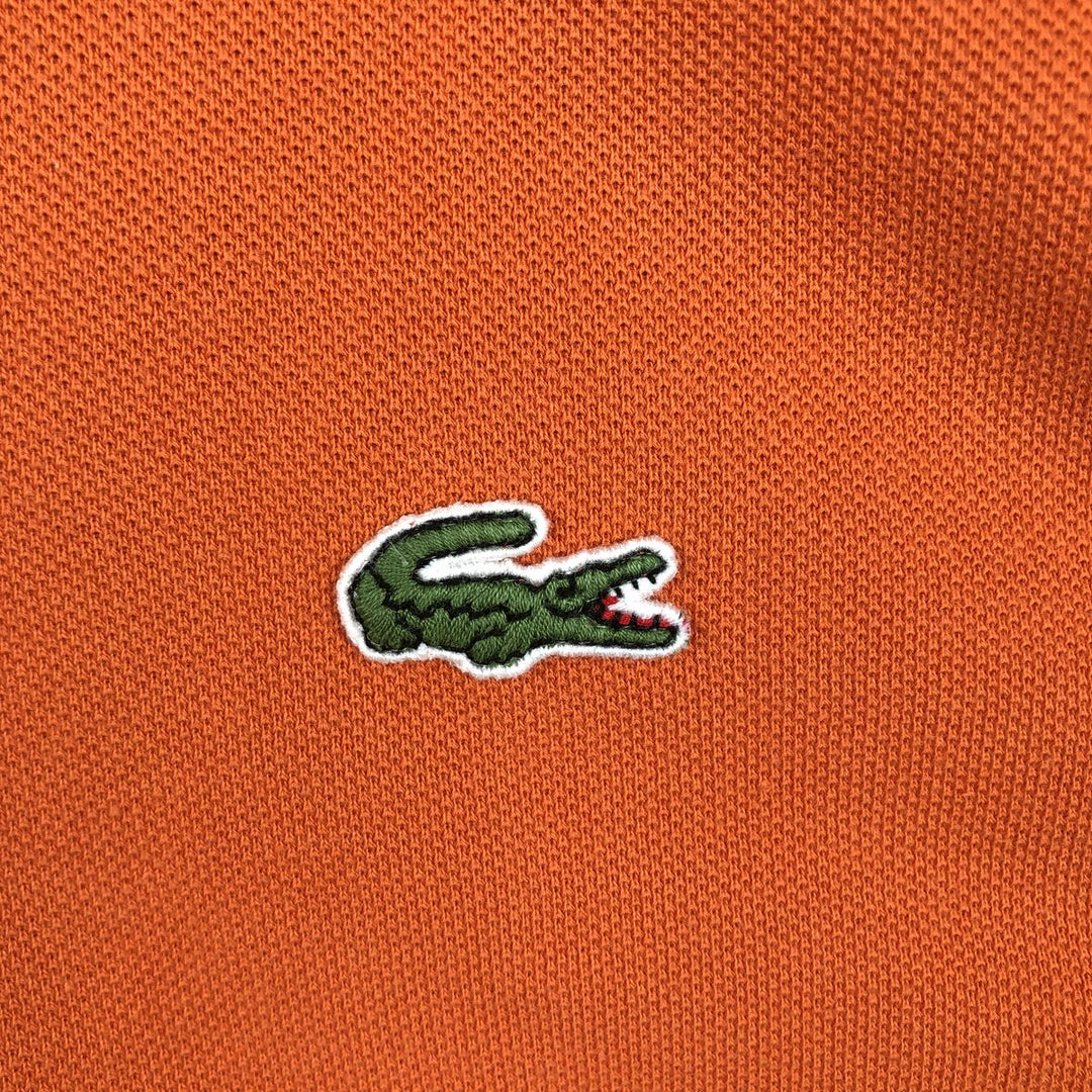 Lacoste LACOSTE Short Sleeve Polo Shirt Size 4 Men's M cotton orange type Vintage Second Hand