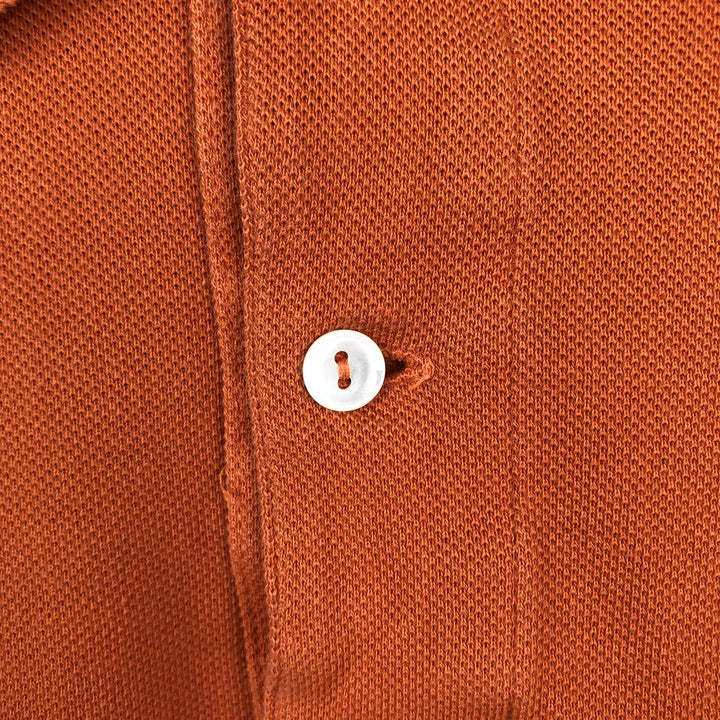 Lacoste LACOSTE Short Sleeve Polo Shirt Size 4 Men's M cotton orange type Vintage Second Hand