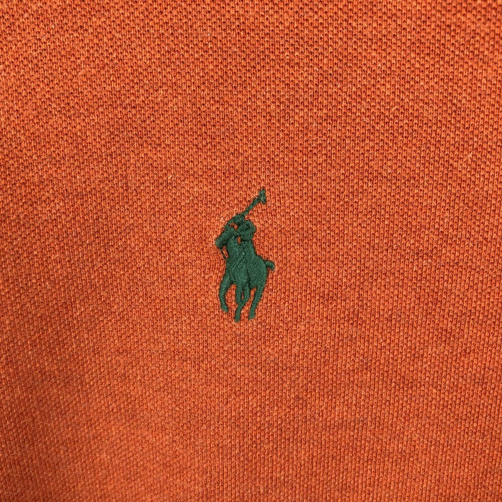 Ralph Lauren POLO by Ralph Lauren short sleeve polo shirt, men's XL size cotton orange type Vintage Second Hand