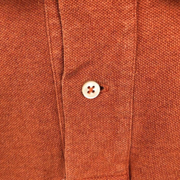 Ralph Lauren POLO by Ralph Lauren short sleeve polo shirt, men's XL size cotton orange type Vintage Second Hand