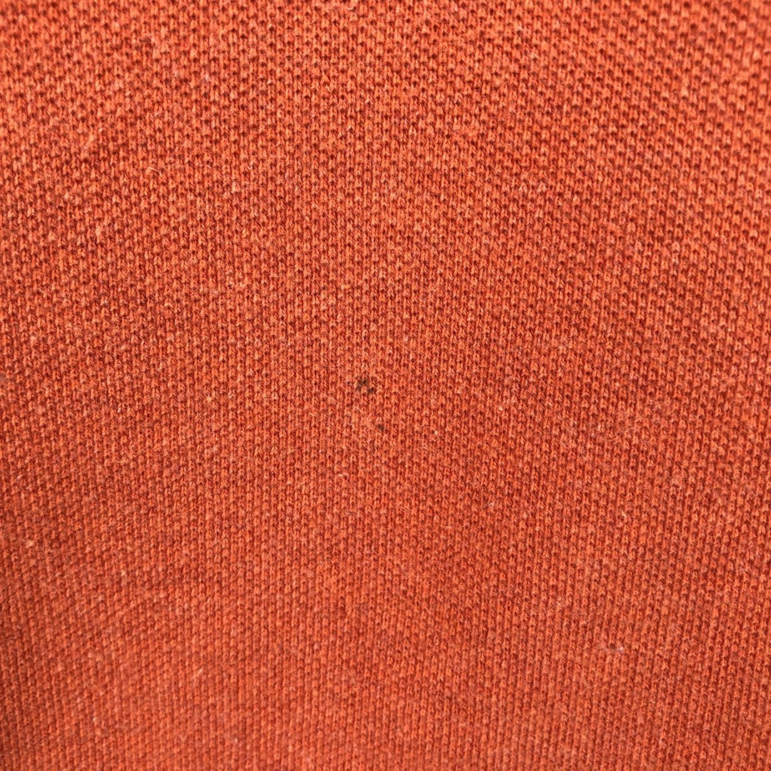 Ralph Lauren POLO by Ralph Lauren short sleeve polo shirt, men's XL size cotton orange type Vintage Second Hand
