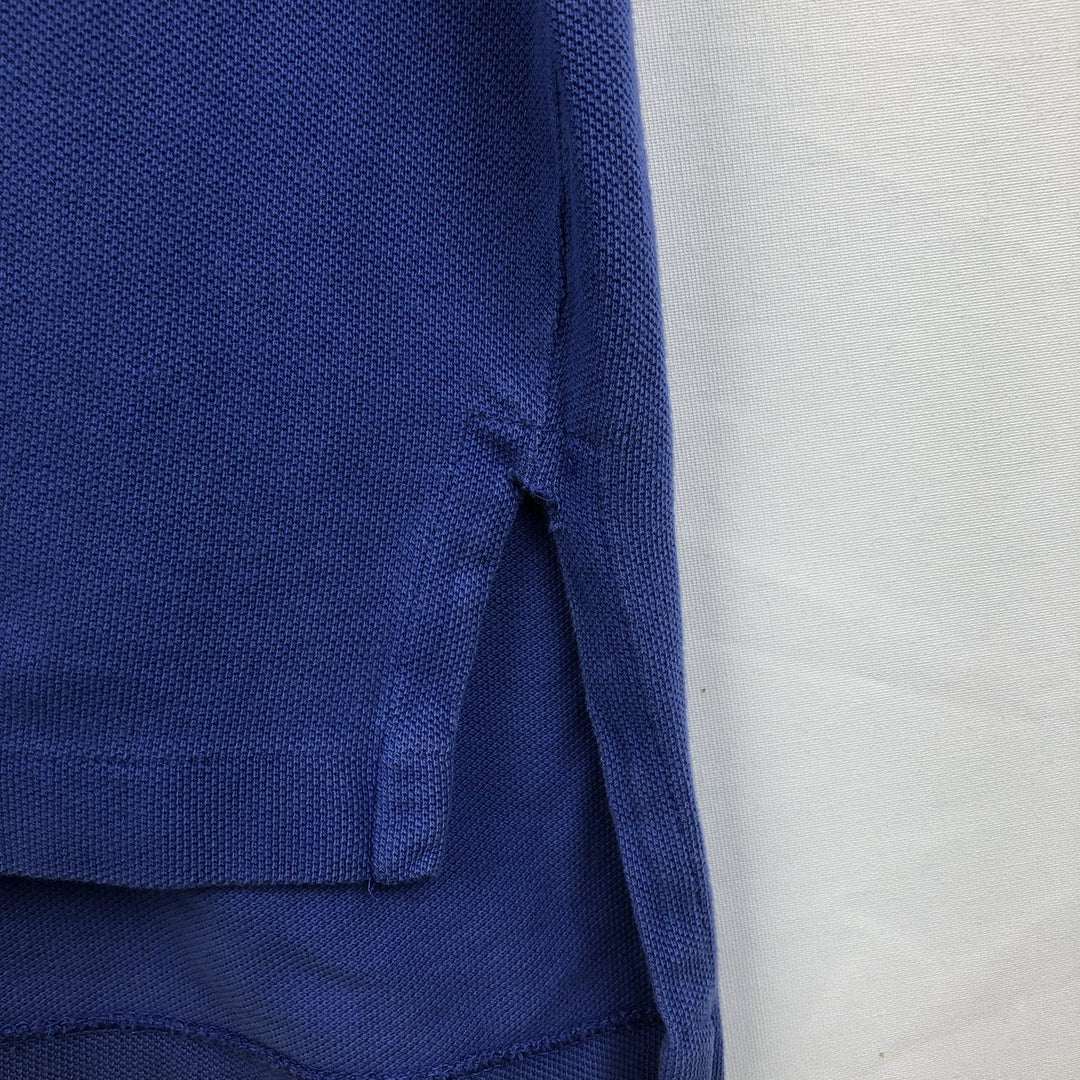 Ralph Lauren POLO by Ralph Lauren short sleeve polo shirt, men's XL size cotton blue type Vintage Second Hand