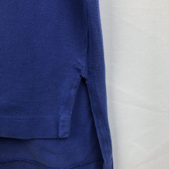 Ralph Lauren POLO by Ralph Lauren short sleeve polo shirt, men's XL size cotton blue type Vintage Second Hand