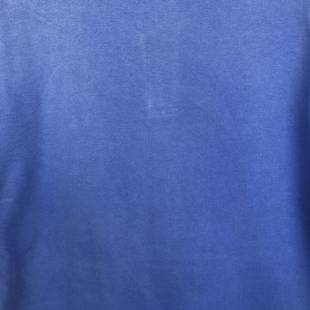 Ralph Lauren POLO by Ralph Lauren short sleeve polo shirt, men's XL size cotton blue type Vintage Second Hand