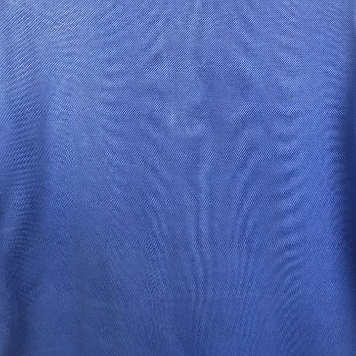 Ralph Lauren POLO by Ralph Lauren short sleeve polo shirt, men's XL size cotton blue type Vintage Second Hand