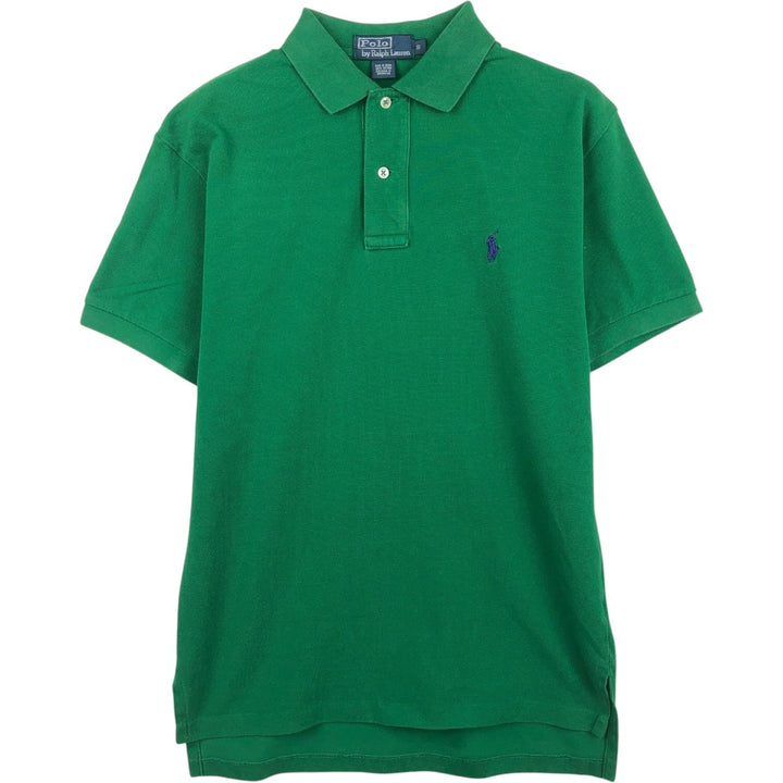 Ralph Lauren POLO by Ralph Lauren short sleeve polo shirt, size S for men cotton green type Vintage Second Hand