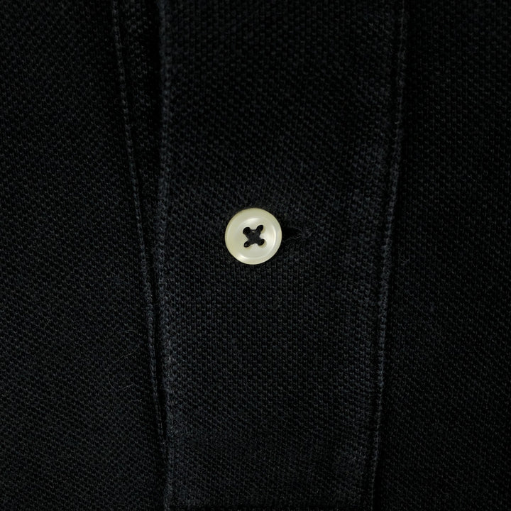Ralph Lauren POLO by Ralph Lauren short sleeve polo shirt, men's size L cotton black type Vintage Second Hand
