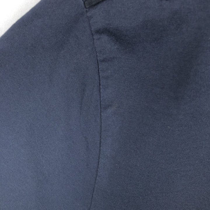 Donna Karan New York (DKNY) Short-Sleeve Polo Shirt, Men's Size L (approx.) cotton navy blue type Vintage Second Hand