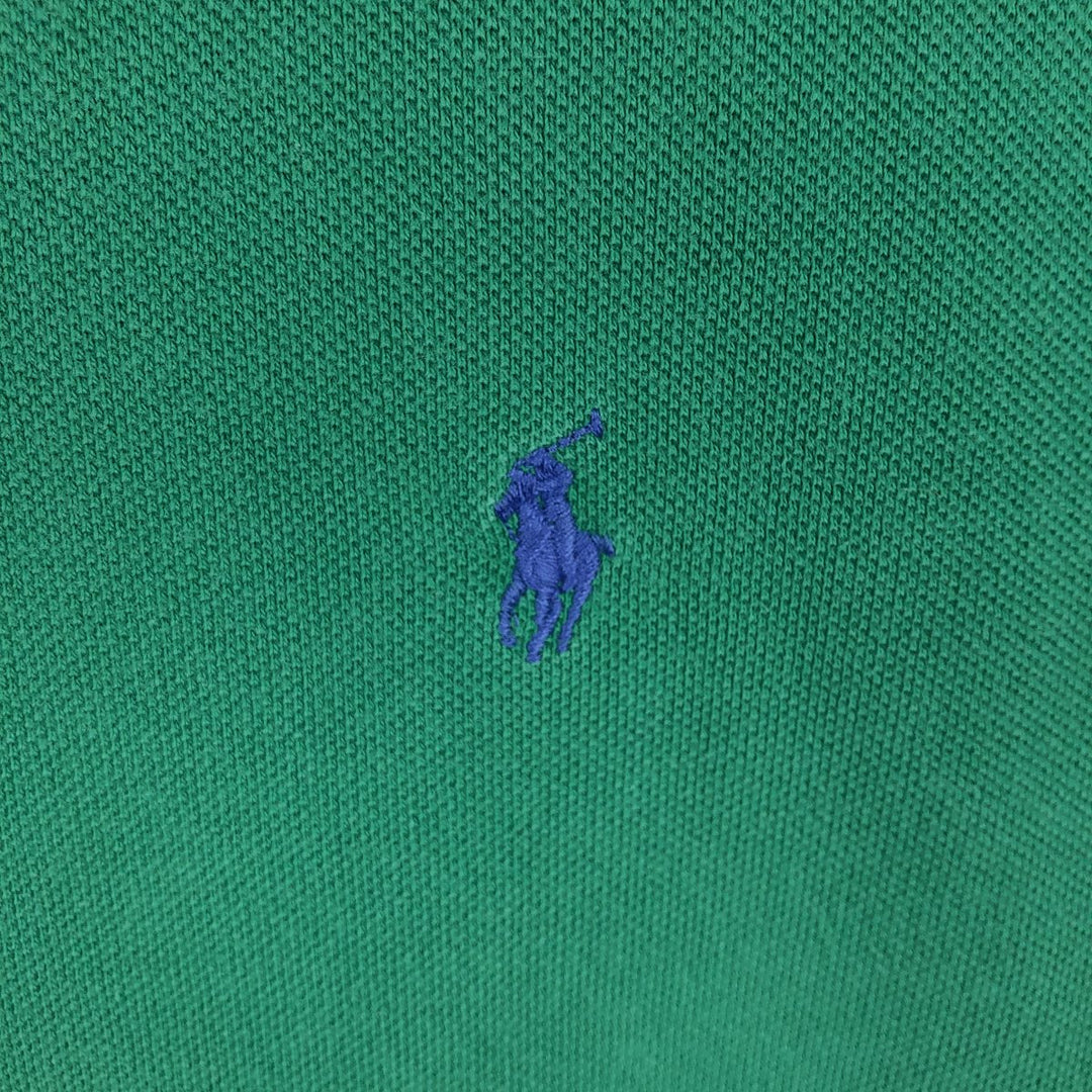 Ralph Lauren POLO by Ralph Lauren short sleeve polo shirt, men's XL size cotton green type Vintage Second Hand