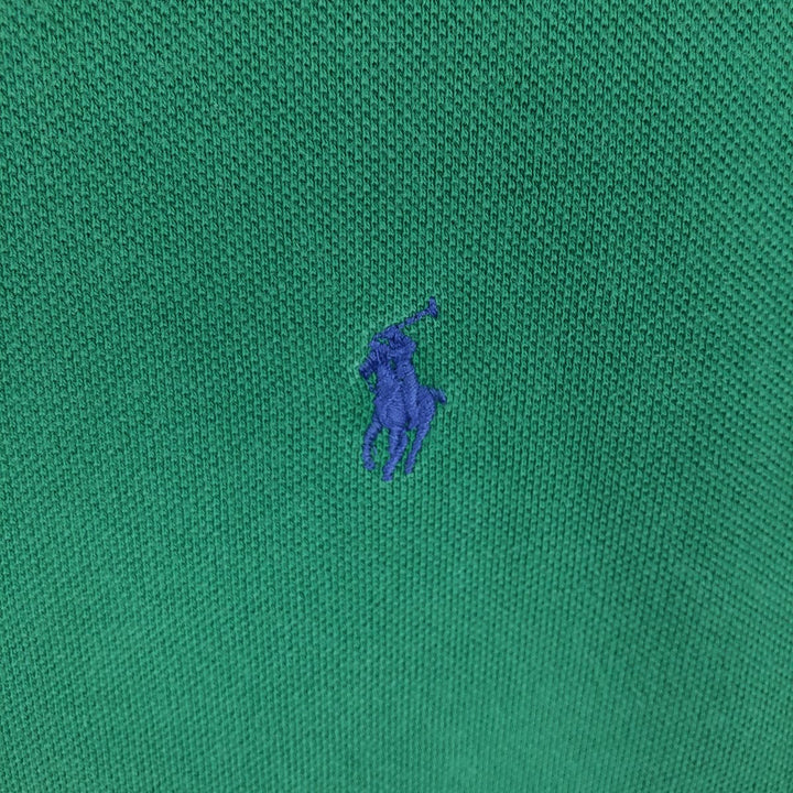 Ralph Lauren POLO by Ralph Lauren short sleeve polo shirt, men's XL size cotton green type Vintage Second Hand