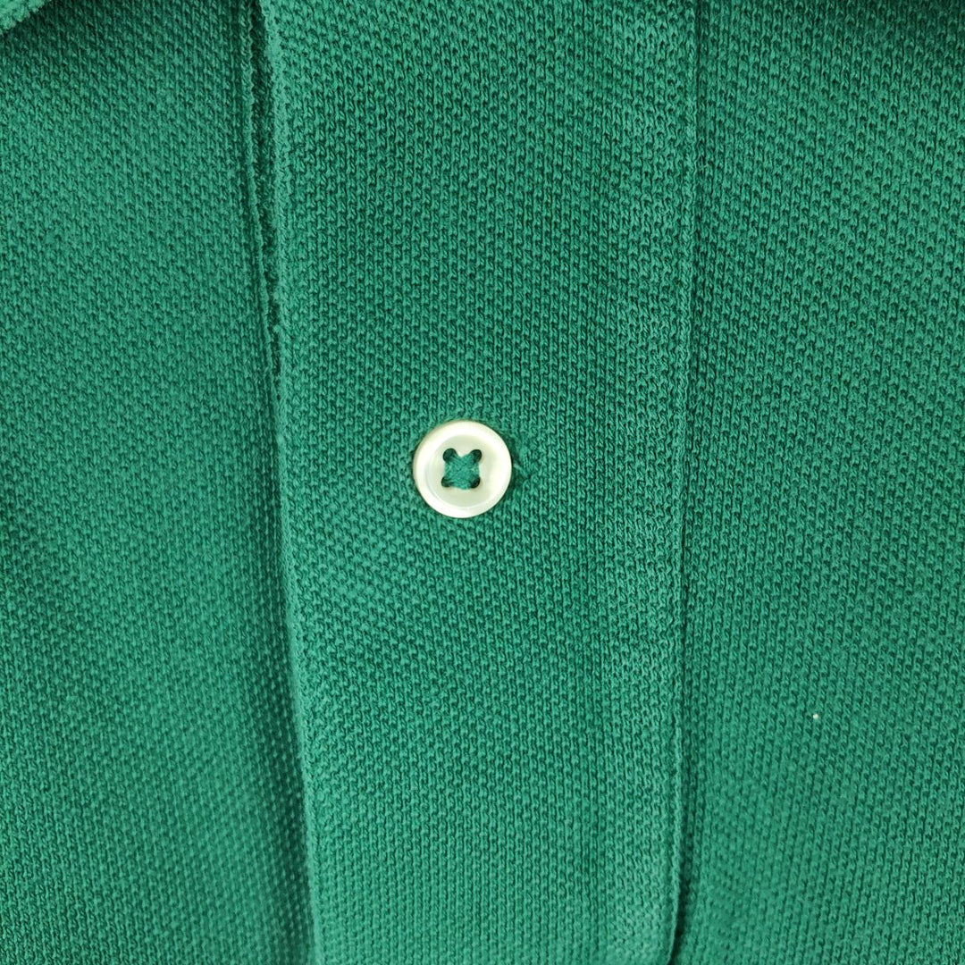 Ralph Lauren POLO by Ralph Lauren short sleeve polo shirt, men's XL size cotton green type Vintage Second Hand