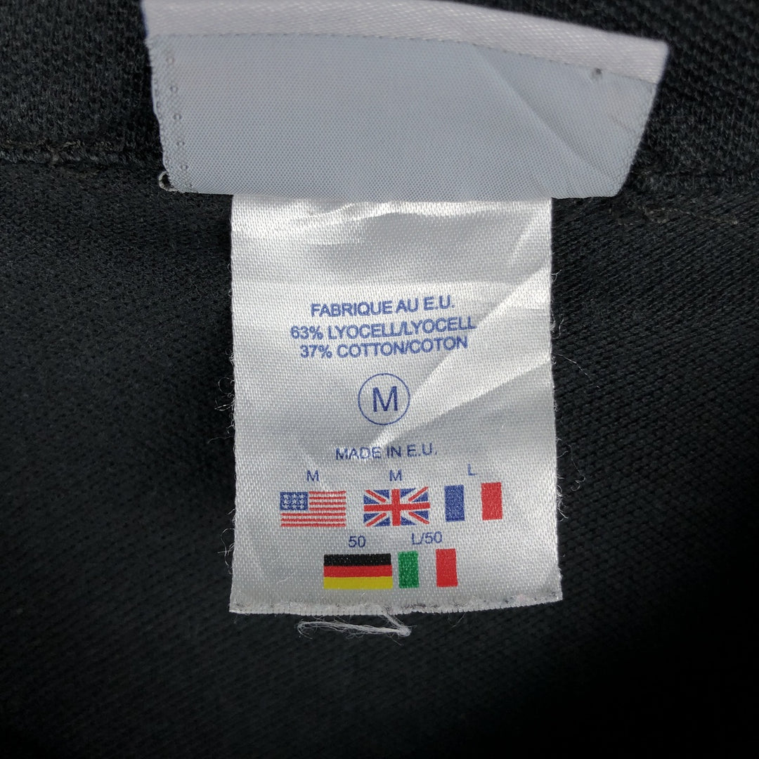 2000'S Reebok Skipper Collar Short-Sleeve Polo Shirt, Men's Size M (approx.) Lyocell black type Vintage Second Hand
