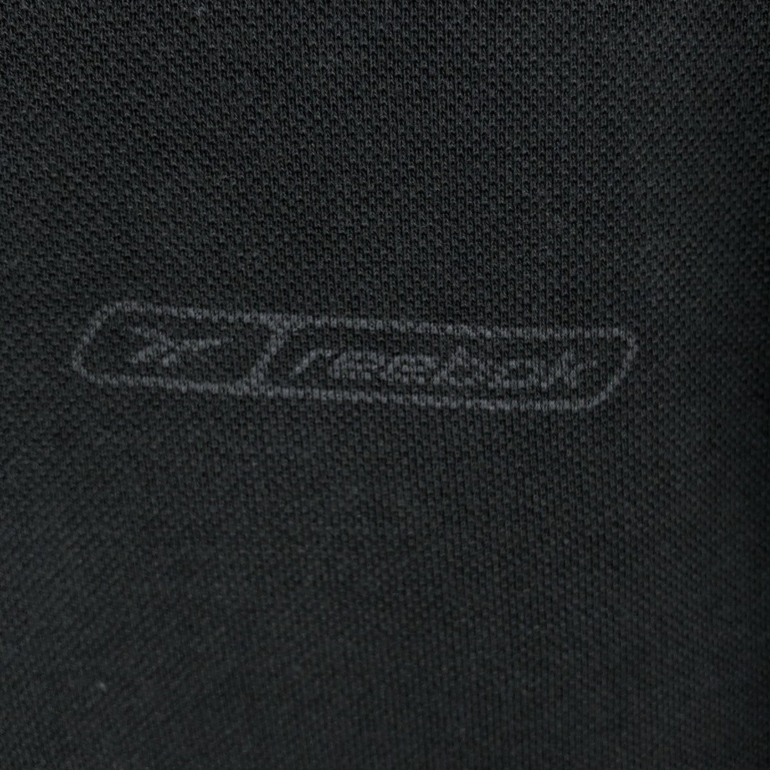 2000'S Reebok Skipper Collar Short-Sleeve Polo Shirt, Men's Size M (approx.) Lyocell black type Vintage Second Hand