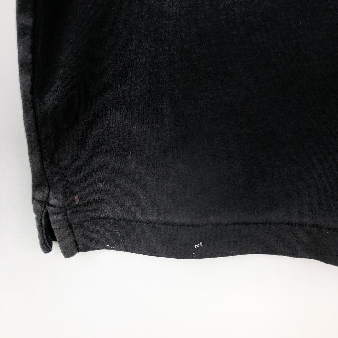Calvin Klein short sleeve polo shirt, men's XL size cotton black type Vintage Second Hand