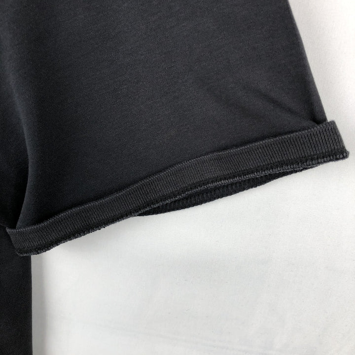 Calvin Klein short sleeve polo shirt, men's XL size cotton black type Vintage Second Hand