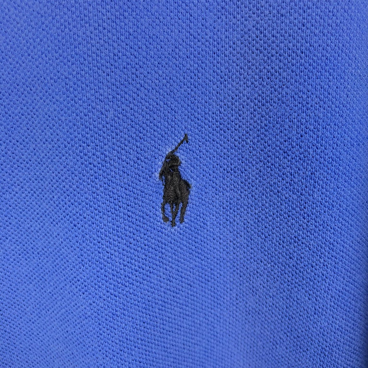 Ralph Lauren POLO by Ralph Lauren short sleeve polo shirt, men's size L cotton blue type Vintage Second Hand