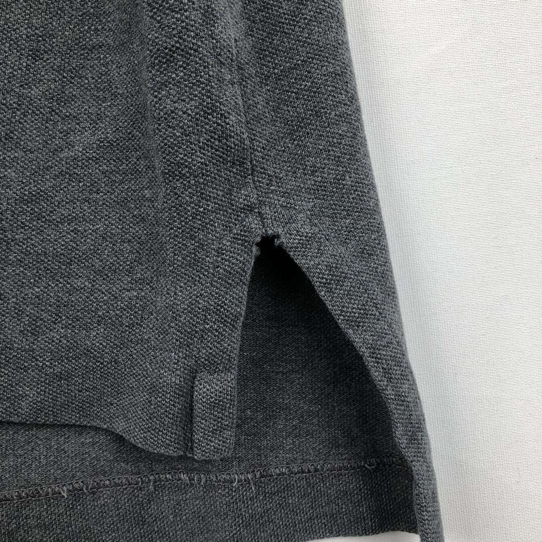 Brooks Brothers Golden Fleece Short-Sleeve Polo Shirt, Made in Jamaica, Men's Size L (approx.) cotton Charcoal Vintage Second Hand