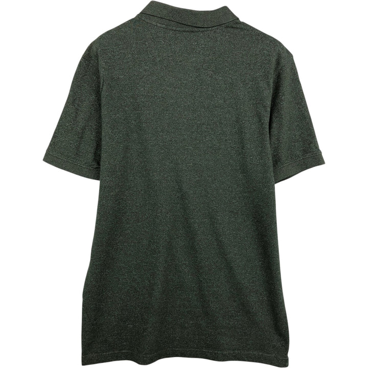 Banana Republic Short-Sleeve Polo Shirt, Men's Size M (approx.) cotton Khaki type Vintage Second Hand