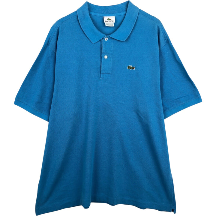 Lacoste LACOSTE French design short sleeve polo shirt size 8, men's XXL equivalent cotton Blue type light blue Vintage Second Hand