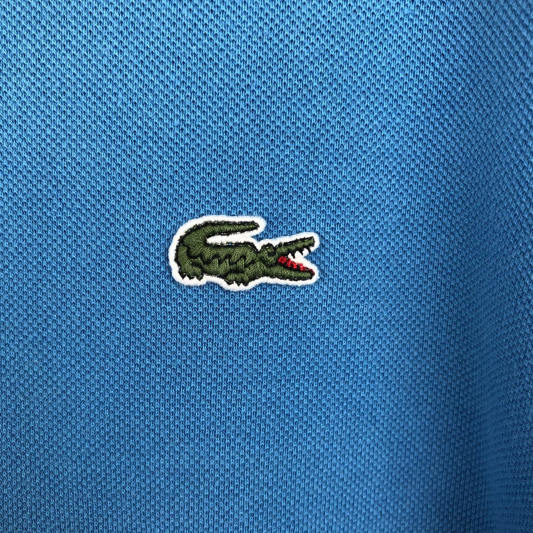 Lacoste LACOSTE French design short sleeve polo shirt size 8, men's XXL equivalent cotton Blue type light blue Vintage Second Hand