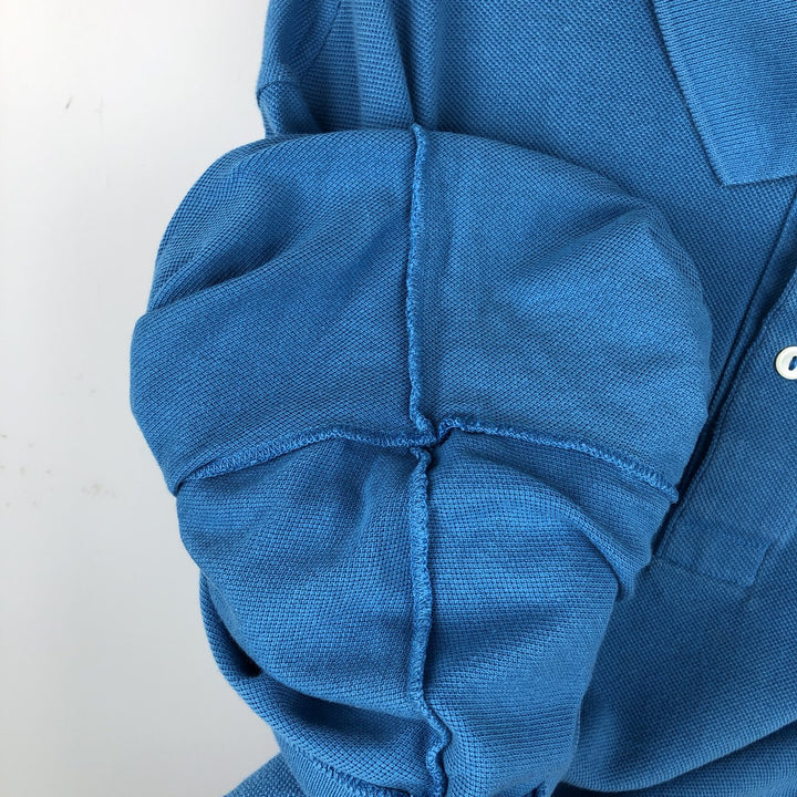 Lacoste LACOSTE French design short sleeve polo shirt size 8, men's XXL equivalent cotton Blue type light blue Vintage Second Hand