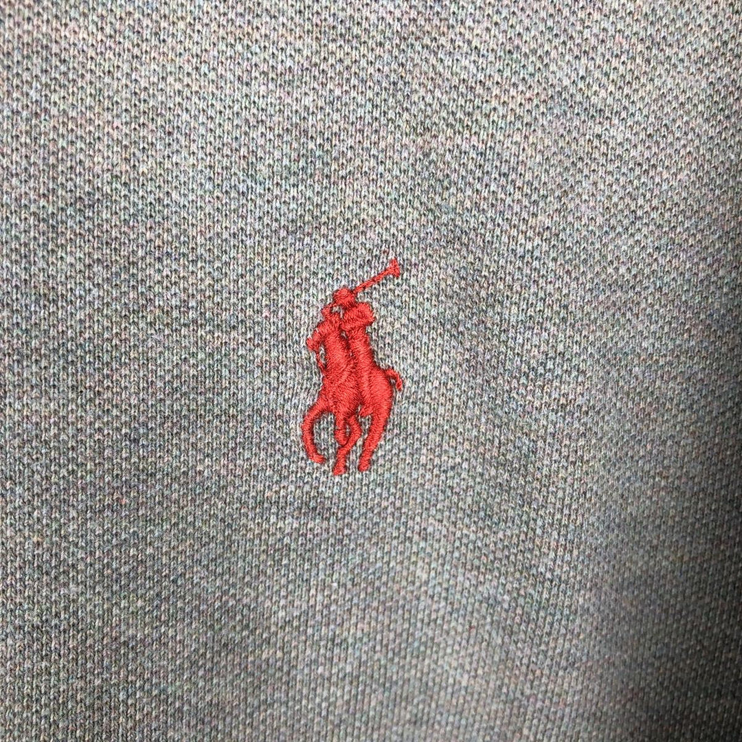 Ralph Lauren POLO by Ralph Lauren CUSTOM FIT short sleeve polo shirt, men's size L cotton Khaki type beige Vintage Second Hand