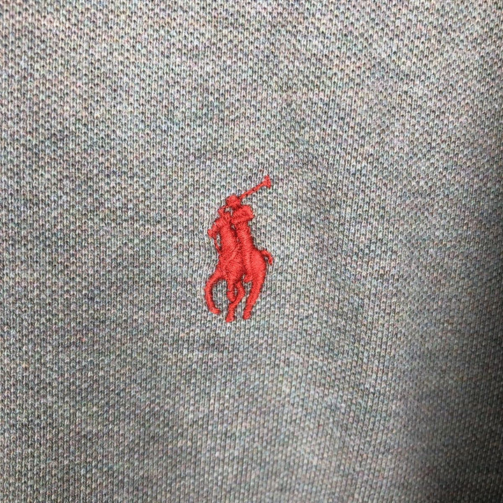 Ralph Lauren POLO by Ralph Lauren CUSTOM FIT short sleeve polo shirt, men's size L cotton Khaki type beige Vintage Second Hand