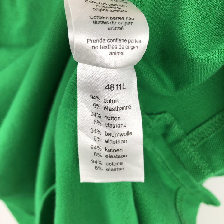 Lacoste LACOSTE French design short sleeve polo shirt size 8, men's XXL equivalent cotton green type Vintage Second Hand