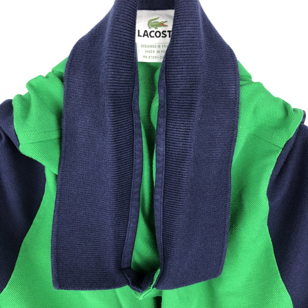 Lacoste LACOSTE French design short sleeve polo shirt size 8, men's XXL equivalent cotton green type Vintage Second Hand